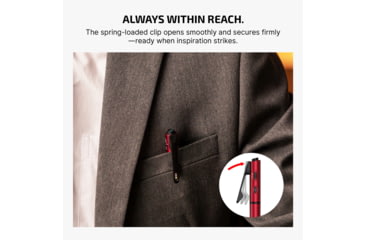 Image of Olight O Pen 3 EDC Pen with Tip and Clip Lights and Green Laser Pointer