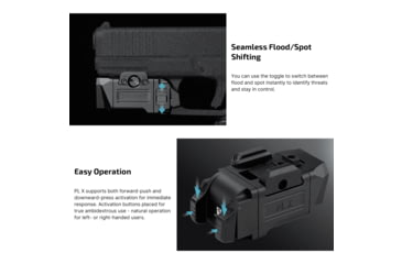 Image of Olight Pl X Dual Beam Compact Rail Light Black
