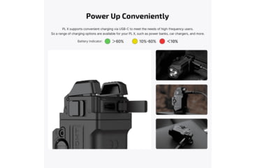 Image of Olight Pl X Dual Beam Compact Rail Light Black