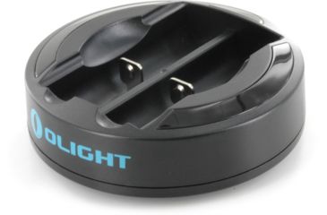 Image of Olight Omni-Dok 2 Bay Universal Battery Charger, Black, OMNI-DOK-V2