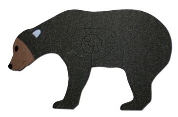 Image of Oncore Targets Bear Self-Healing Archery Target, Medium, Black/Brown, B7