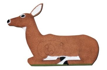 Image of Oncore Targets Bedded Deer Self-Healing Archery Target, Brown/White, Medium, D7