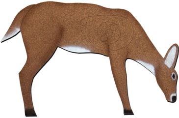Image of Oncore Targets Feeding Deer Self-Healing Archery Target, Small, Brown, White, D4A