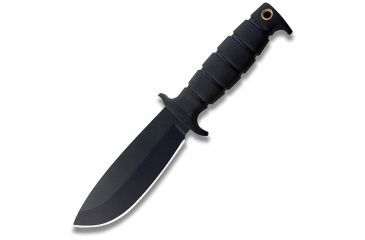 Image of Ontario Knife Gen II SP47 Fixed Blade Knife, Black Kraton Handle, Black Blade, Plain OK8547