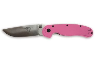 Image of Ontario Knife RAT Model II Folding Knife, Spear Point, Pink Handle OK8862
