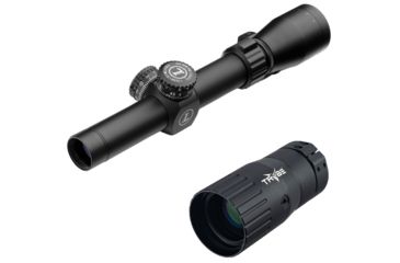 Image of OP Exclusive - Leupold Mark AR MOD 1 1.5-4x20mm P5 Dial Rifle Scope, Matte Black, FireDot SPR Reticle 115387 w/ Trybe Optics Enhancer - Magnification Doubler