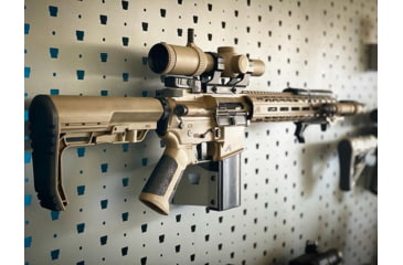 Image of Atibal OPMOD XP8 Mirage Exclusive Rifle Scope w/ Rapid View Lever, 1-8x24mm, 30mm Tube, Second Focal Plane, TDR BDC Reticle, FDE, AT-XP8-OPMOD-S