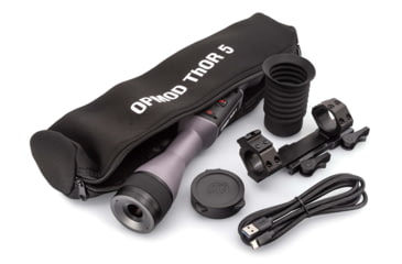 Image of ATN OPMOD ThOR 5 3-12x Smart HD Thermal Rifle Scope, 320x240 Resolution, 12 Micron, w/ High Quality Quick Detach Mount, Wolf Grey, TIWST5319OPWG