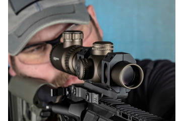 Image of Vortex OPMOD Crossfire II Rifle Scope, 1-4x24mm, Second Focal Plane, V-Brite Reticle, FDE, CF2-31037-OP