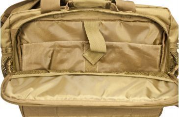 Image of OPMOD MCS 1.0 Modular Brief Case, laptop bag with zipper open, Coyote