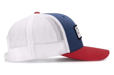 Image of OPMOD Trucker Hat Embroidered Patch, Lt. Navy/White/Red, OPMLt. Na/Red-Lt