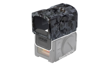 Image of OpticGard Aimpoint Acro P-2 Red Dot Sight Cover, Gunmetal Gray Camo, One Size, OGAACROP-2DEG85