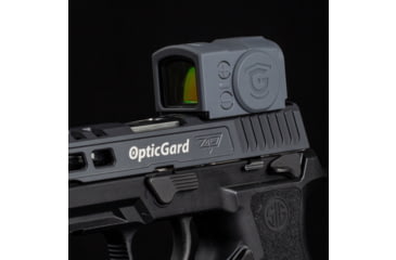 Image of OpticGard Aimpoint Acro P-2 Scope Cover, Gunmetal Gray, One Size, OGAACROP-227