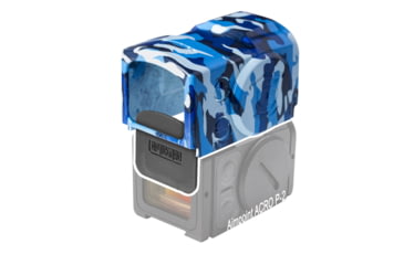 Image of OpticGard Aimpoint Acro P-2 Red Dot Sight Cover, Navy Blue Camo, One Size, OGAACROP-2DEG86