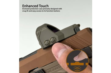 Image of OpticGard Scope Cover for Sig Sauer Romeo1Pro, Black  , OGSR1PRO02