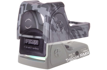 Image of OpticGard Scope Cover for Trijicon RMR, Gunmetal Gray Camo, OGTRDEG85