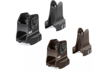 Image of Daniel Defense A1.5 Fixed Iron Sights, Front &amp; Rear, Black, Brown