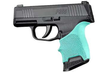 Image of Hogue HandAll Beavertail Grip Sleeve, Sig Sauer P365, Aqua, 18704