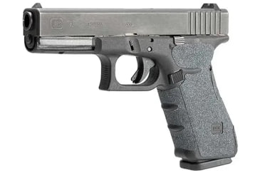 Image of Hogue Wrapter Adhesive Grip For Glock 17, 17MOS, 22, 31, 34, 34MOS, 35, 35MOS, Small Frame Full Size Generation 4 Small Backstrap, Grit Black, 17149