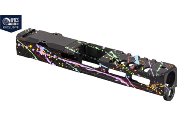 Image of OpticsPlanet Exclusive Zaffiri Precision RTS Glock 19 Gen 3 ZPS.2 Slide RMR, Splatter Camo, ZPS.2.19.SPL