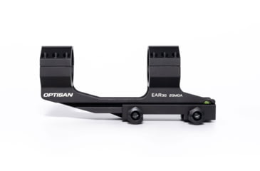 Image of Optisan Precision Sports Optics EAR 30 30mm Scope Mount Enhanced AR One-piece Mount, Picatinny, 20 MOA, Black, 37605