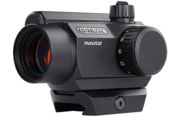 Image of Optisan Precision Sports Optics RMX202 1x20mm Rifle Red Dot Sight, 2 MOA, Black, 37572