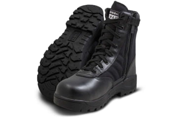 Image of Original S.W.A.T. Classic 9in. Light Safety Toe SZ Wide Tactical Boots, Black, 12.0W, 116001-12.0-W