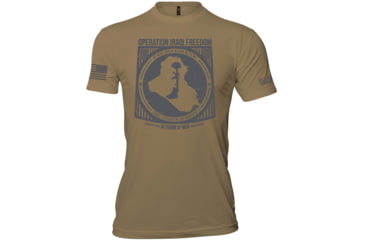 Image of Oscar Mike Operation Iraqi Freedom T-Shirt - Mens, Coyote, S, M-OM-COYOTE-01-0378-S