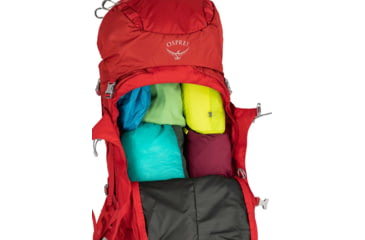 Image of Osprey Ariel Plus 60 Pack - Womens, Carnelian Red, Extra Small/Small, 10002914