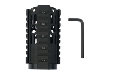 Image of Osprey Global 4.15in Free Floating Handguard, Black, HG-OSP-415FF