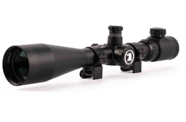 Image of Osprey Global 6-24x50mm Illuminated Tactical Rifle Scope, 30mm Tube, Rangefinder Reticle, Black, TA6-24x50IRF