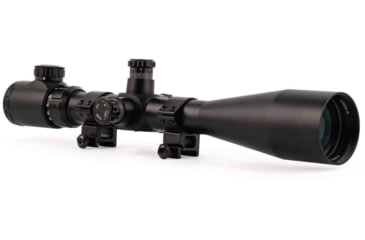 Image of Osprey Global 6-24x50mm Illuminated Tactical Rifle Scope, 30mm Tube, Rangefinder Reticle, Black, TA6-24x50IRF