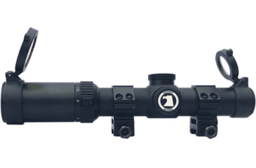 Image of Osprey Global Tactical 1-4x24 LPVO Rifle Scope, 30mm Tube, MilDot Reticle, Black, 1-4X24MDG