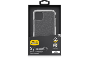 Image of OtterBox Apple Symmetry Clear Iphone 11, Silver Flake/Clear, 77-62475