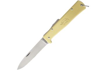 Image of OTTER-Messer Mercator Brass Lockback Folding Knife,3.5in,Stainless Steel,Standard Edge,Satin,Brass Handle OTT10726R