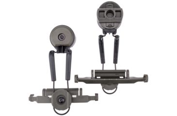 Image of OTTO Engineering NoizeBarrier Helmet Mount, NoizeBarrier TAC, Ops Core, Olive Drab Green, C102359OD