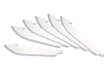 Image of Outdoor Edge Cutlery 3.0 REPLACEMENT BLADE PACK 6 Pieces Blister, Silver, RR30-6