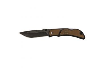 Image of Outdoor Edge Cutlery Chasm Folding Knife, 2.5 in, 8Cr13MoV, Zytel, Brown Handle, CHC-25C