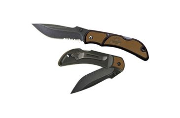Image of Outdoor Edge Cutlery CHASM Plain Edge Knife, 3.3in, Brown, Brown, OE-01628
