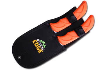 Image of Outdoor Edge Cutlery Jaeger-Pair Skinning/Gutting Knife, Orange, JR-1C