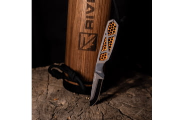 Image of Outdoor Edge Cutlery RAZOR APX 2.5in Fixed Blade Knife, Titanium Coated Frame w/5 Blades, One Size, APX255C