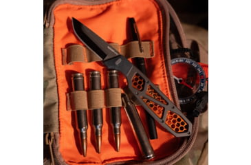Image of Outdoor Edge Cutlery RAZOR APX 3in Fixed Blade Knife, Titanium Coated Frame w/7 Blades, One Size, APXS306C