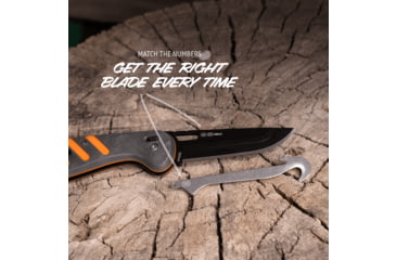 Image of Outdoor Edge Cutlery RAZOR HTX 3.5in Folding Knife, Gray/Orange, One Size, HTX35Y6C
