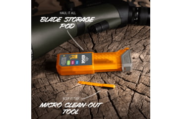 Image of Outdoor Edge Cutlery RAZOR HTX 3.5in Folding Knife, Gray/Orange, One Size, HTX35Y6C