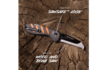 Image of Outdoor Edge Cutlery RAZOR HTX 3in Folding Knife w/ Blade Pod, Gray/Orange, One Size, HTX30Y6C