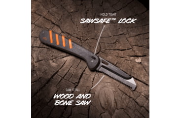 Image of Outdoor Edge Cutlery RAZOR HTX 5in Folding Knife, Gray/Orange, One Size, HTX50Y6C