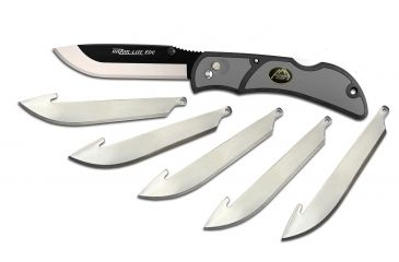 Image of Outdoor Edge Cutlery Razor-Lite EDC Fold Knife (Grey), Grey/ Black RLY-50C
