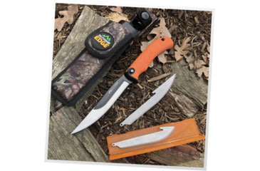 Image of Outdoor Edge Cutlery Razor-Max Fixed Knife, 6-Blade Combo Set, 5in, Black, Blister, RMK-10C