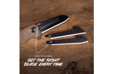 Image of Outdoor Edge Cutlery RAZOR XD1 3in Heavy Duty Folding Knife, EDC, Tan/Black, Sheepfoot, One Size, XD130AC
