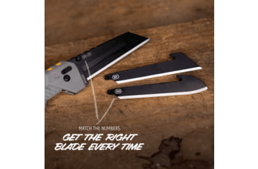 Image of Outdoor Edge Cutlery RAZOR XD2 3in Heady Duty Folding Knife, EDC, Gray/Yellow, Black, One Size, XDS230AC